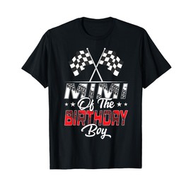 Race Car Mimi Of The Birthday Boy Racing Family Pit Crew T-Shirt