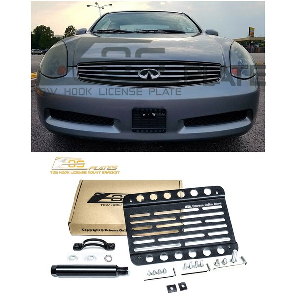 EOS Plate For 03-05 Infiniti G35 2Dr Front Bumper Tow