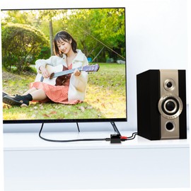 Housoutil 3pcs Digital to Analog Audio Converter Dual Chip Easy Installation Spdif for Home Theater and Compact Design for Lossless Sound Quality