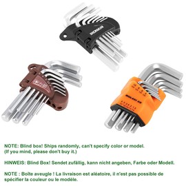 SEASON Hex Key Set 9pcs Metric Size 1.5mm-10mm Furniture Assembly Bicycle Maintenance
