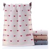Face Towels, Colorful Polka Dots, Set of 4, 100% Cotton,
