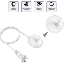 Toothbrush Charger for Braun Oral B Electric Toothbrush,Inductive Charging Base Model 3757 Portable Waterproof Power Cord