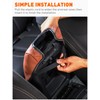 Savadicar Center Console Cover Compatible with 2011-2018 Jeep Wrangler JK