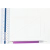 Rok Hardware Measuring Plastic Flexi 12" Easy Read English Metric