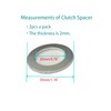 Minibike Clutch Spacer Shim Washer and Clutch Bolt Washer with