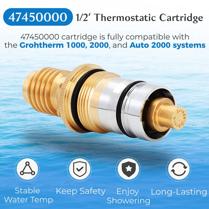 GR-47450000 for Grohe 1/2' Thermostatic Cartridge, for grohe 47450 cartridge,