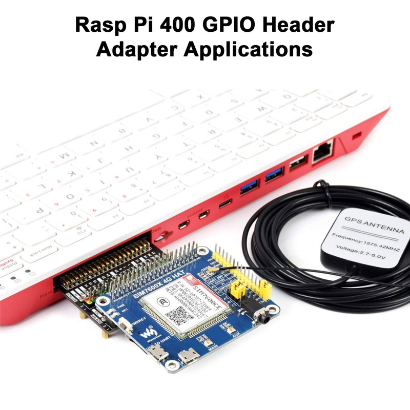 For Rasp Pi 400 GPIO Header Adapter AYWHP 400 GPIO