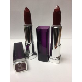 Maybelline 3 Xold and discontinued Maybelline Color Sensational Lipstick Plum Perfect #435