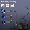 Vexloria Dual Lens Endoscope Inspection Camera, 1920p HD Inspection Camera,