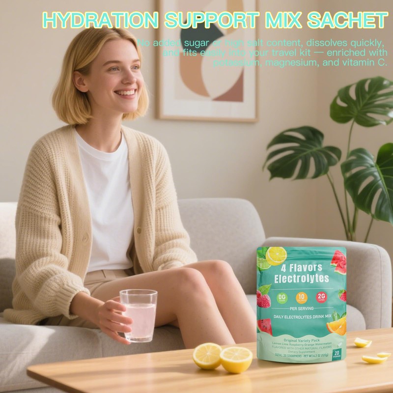 Taeci Electrolyte Powder Packets Sugar Free – Hydration Drink Mix