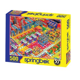 Springbok's 500 Piece Jigsaw Puzzle Candyscape - Made in USA