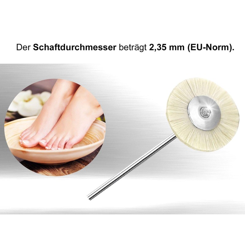 22 mm Sanding Units Goat Hair Brush for Cleaning and