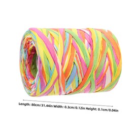 Operitacx 1 Roll Paper Rope Craft Packing Twine Raffia Rope Decorative Ribbon Ribbon for Wrapping Craft Packing Twine Paper