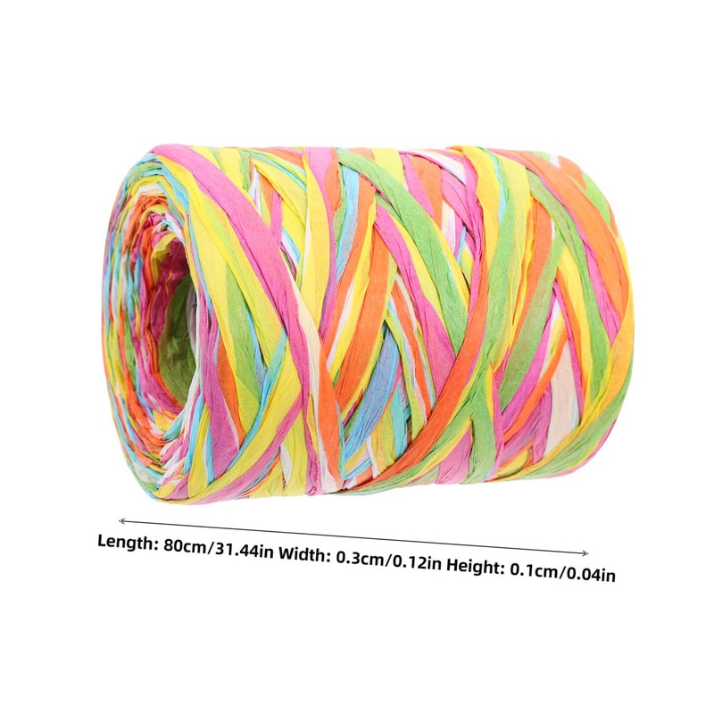 Operitacx 1 Roll Paper Rope Craft Packing Twine Raffia Rope