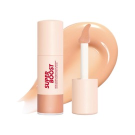 Super Boost Lip Gloss - Moisturizing & Plumping Lip Gloss with Hyaluronic Acid for Comfortable Hydrating Gloss with Unique Lip Grip Applicator:_04 - Latte Glaze - Peachy Beige_0.3 fl. oz
