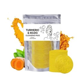 BISUTANG Turmeric Cleansing Exfoliating Pads FacialCleansing Skincare Pack Gentle - Specification: 1PCS