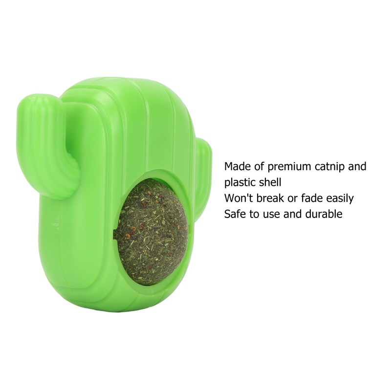 Wall Catnip Toy Teeth Cleaning Dustproof Adhesive Interactive Cat Chewing