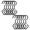 Hoshisea Pack of 12 Hanging Hooks, S Hooks, Black, Used