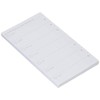 Filofax Personal Clipbook Undated Week to View Refill - White