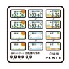 Platz C24-18 1/24 Pattern License Plate (Miyazaki, Kagawa, Tottori), Plastic