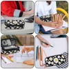 GOWRACOG Little Daisy Pencil Case Pen Bag with Daisy for