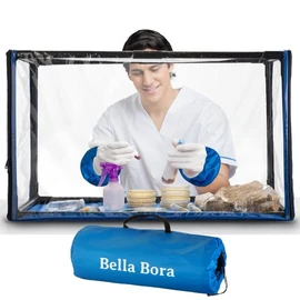 Bella Bora Still Air Box Mycology (Sturdy) Mushroom Grow Box Alt to Laminar Flow Hood Fume Hood for Lab Mycology Supplies by USA Mycologists