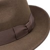B&S Premium Doyle - Teardrop Fedora Hat - 100% Wool