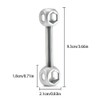 Bike Repair Tool Durable Dog Bone Shape Hexagon Wrench Zinc