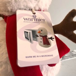 Warmies Comfort Plush Snowman Lavender Scented Microwave Warmth Huggable New