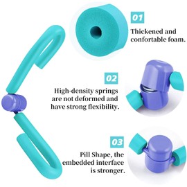 YANKUIRUI Thigh Multifunctional Arm and Leg Trainer Trimmer, Arm Trainer, Body Shaper, Thigh Trainer Strength Relieve Weights for Legs and Arms (Blue)