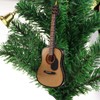 Dselvgvu String Miniature Guitar Hanging Ornament Mini Music Instrument Replica
