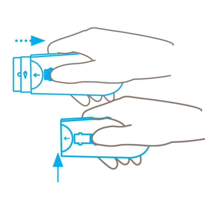 MARTOR Scraper Cleany, with Rounded Blades, Label Scraper, Narrow, Right