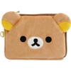 San-X Rilakkuma PB72201 Plush Pass Case, H3.7 x W 5.7