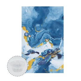 Xsehusvy Marble Turtle Recliner Headrest Cover for Sofa Fabric Recliner Headrest Protector Washable Couch Slipcover Washable Chair Covers for Home Office Sofa Chair Decoration