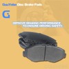 GuuYebe 8 PCS Brake Pads Front and Rear Kit, For