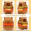 Capybara Plush Toy with Stickers, Soft and Cute Capybara Stuffed