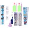 2 Set Diamond Bookmarks 5D DIY Painting Crystal Rhinestones Embroidery