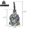 【3Pack】Motorcycle Bell w/Hanger Biker Bell Motorcycle Accessories For Good Luck