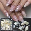 Auroras Shell Nail Art Glitter Flakes,1Box Shimmer Aurora Irregular Natural