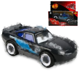 yumcute Car Toys Racing Toy Cars,1pc Die-Cast Set Black, Mini Model Racing Cars Collectable Character Vehicles Model for Kids Boys Girls Ages 4 And Up D