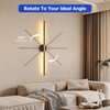 JOOSENLUX Battery Operated Wall Sconces Set of 2 – Gold