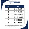 TOPMAD Goalkeeper Gloves (Blue, Size 4 suitable for 6 to