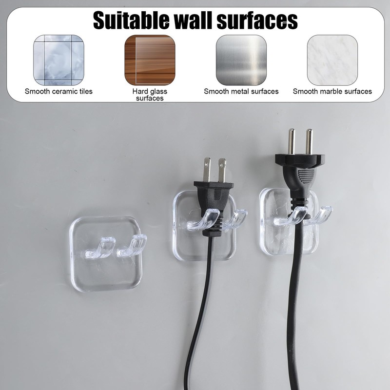 Xelsluthe 4 Pcs Razor Holder for Shower Wall Razor Hanger