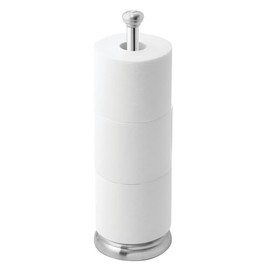 iDesign Brushed Stainless Steel Toilet Paper Holder, The York Collection