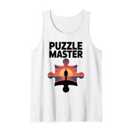 Puzzle Master Cute Puzzle Lover Present Men Women Kids Tank Top