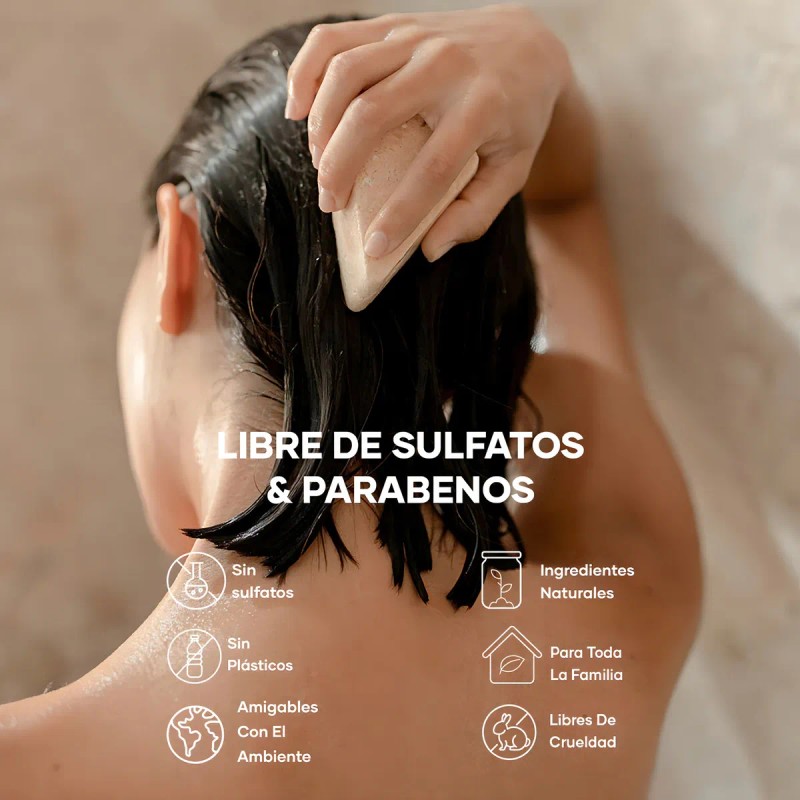 Amai Shampoo Anticada En Barra Romero Menta