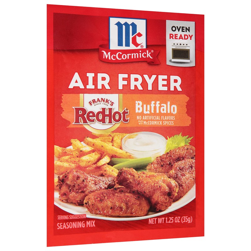 McCormick Air Fryer Buffalo Seasoning Mix, 1.25 oz (Pack of
