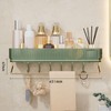 Bathroom Shelf Drill Free Alumimum Strong Load Bearing Wall Mounted