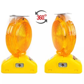 Solar Rechargeable Traffic Construction Barricade LED Warning Light-BLIGHT-S