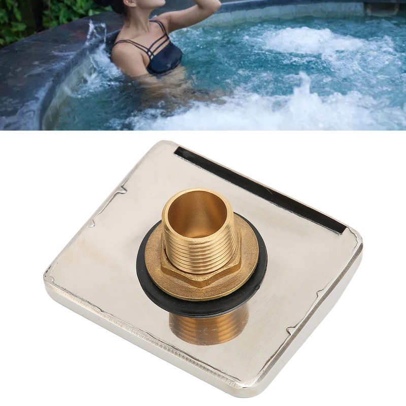Waterfall Tub Nozzle G1/2 Male Thread Stainless Steel Wall Mounted